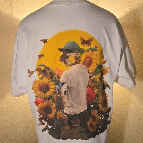 Tyler The Creator Miracle White Men's Large T-Shirt - Picture 4 of 7